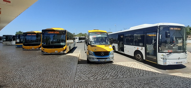 Giro
                buses at Albufeira Bus Station